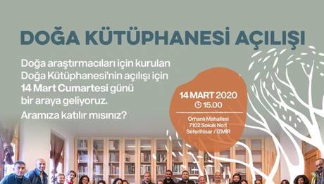 Doğa Kütüphanesi Yarın Açılıyor!