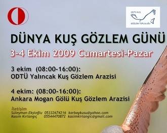 Dünya Kuş Gözlem Günü Etkinlikleri