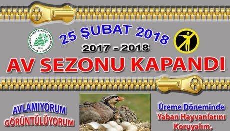 Av Sezonu Kapandı