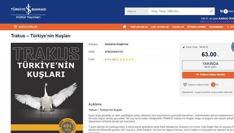 TRAKUS TÜRKİYE'NİN KUŞLARI KİTABI