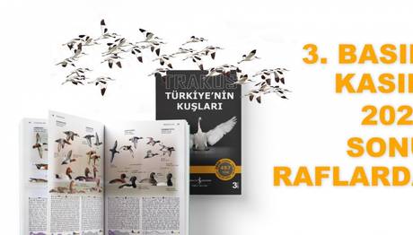 TRAKUS `Türkiye'nin Kuşları` Arazi Rehberi 3.Basım Kasım Sonu Raflarda