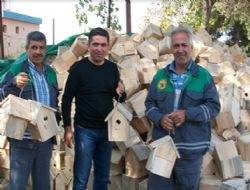 EL EMEĞİ 5000 ADET KUŞ YUVASI ASILDI!
