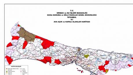 İstanbul da av yasağı olan bölgeler ve Komisyon kararları