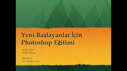 Photoshop Eğitimi